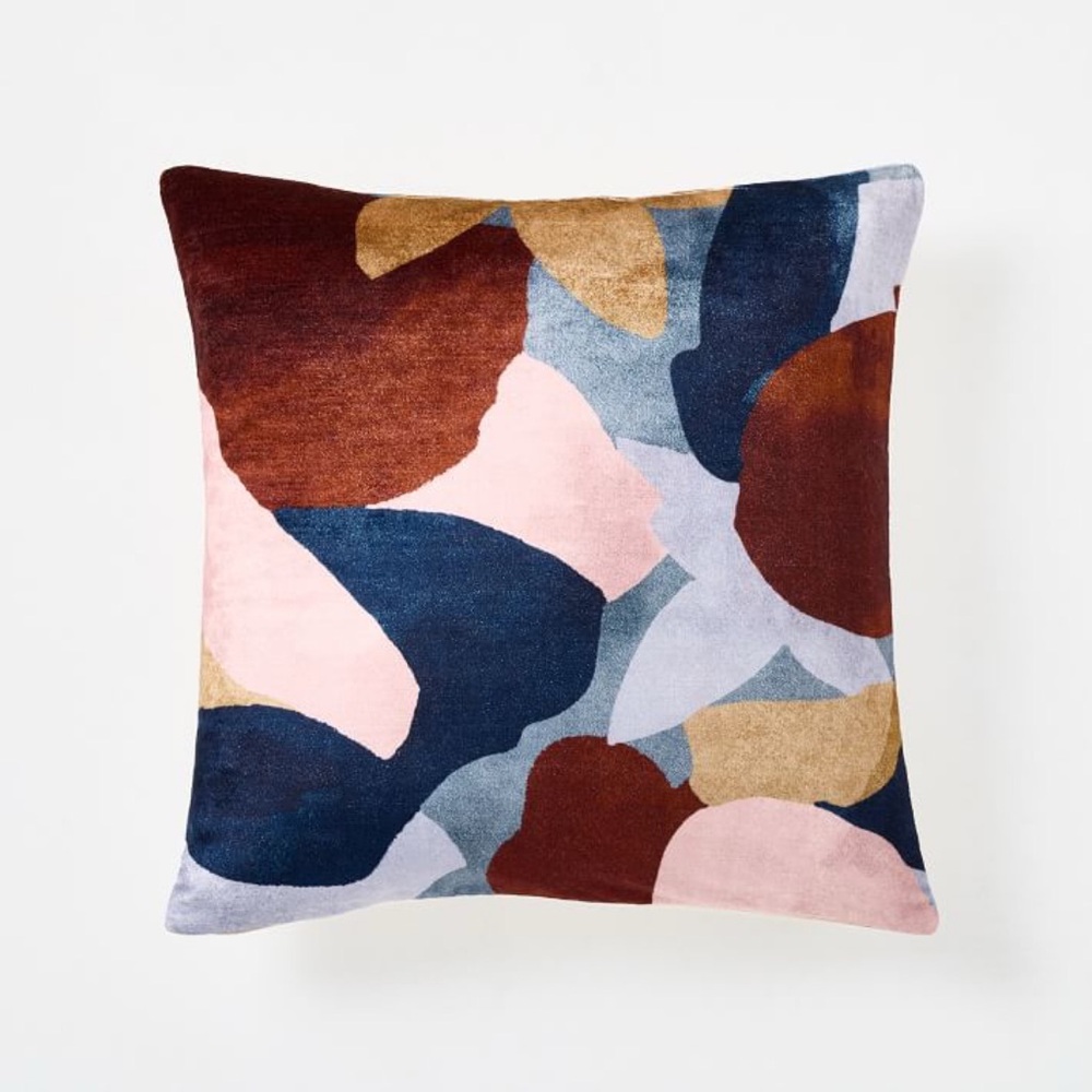 West Elm Modern Abstract Floral Pillow Cover - Picture 5 of 13